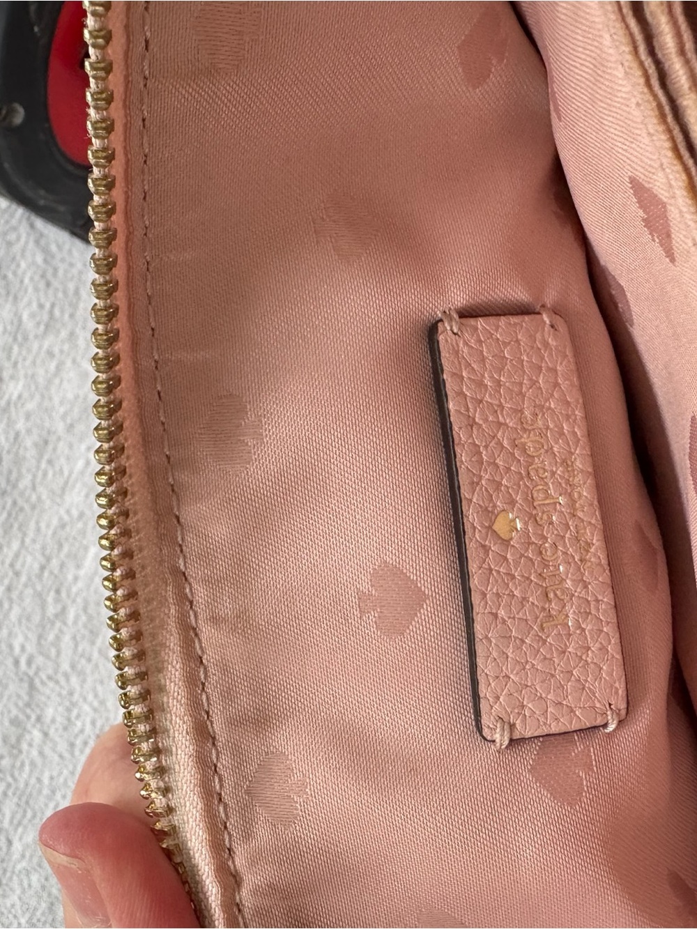 kate spade Blush Pink Pebbled Leather Crossbody - Picture 3 of 6